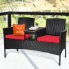 local-goods-image-1fad18c0c8-d5c2f5f4-989d-4303-b9a7-5cec60561d53 COSTWAY Patio Rattan Conversation Set Seat Sofa Cushioned Loveseat Chairs Turquoise/Red/White