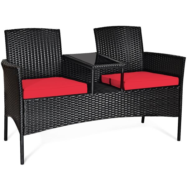 local-goods-image-1fad18c0c8-f40df283-6438-4d1d-979b-a7c8073820ec COSTWAY Patio Rattan Conversation Set Seat Sofa Cushioned Loveseat Chairs Turquoise/Red/White