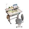 local-goods-image-2013f7755d8-9bbf1b02-8a6d-4285-9eb9-4554fbdaa6ea_4705x4705.jpeg.format Kids Desk and Chair Set, Height Adjustable Children Bedroom Study Desk, Can Directly for Drawing Desktop, Book Stand, Large Storage Drawer for Boys & Girls (Gray)