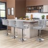 local-goods-image-201a0da2f7b-01720da6-ba45-4b02-98e7-6a55d6ad18ab_1000x1000.jpeg.format Costoffs 2pcs PU Leather Bar Stools Adjustable Swivel Stools Kitchen Chairs with Large Steel Base, Backrests & Footrest for Dining Room, Kitchen Island, Home Bar Counter, Christmas Gift