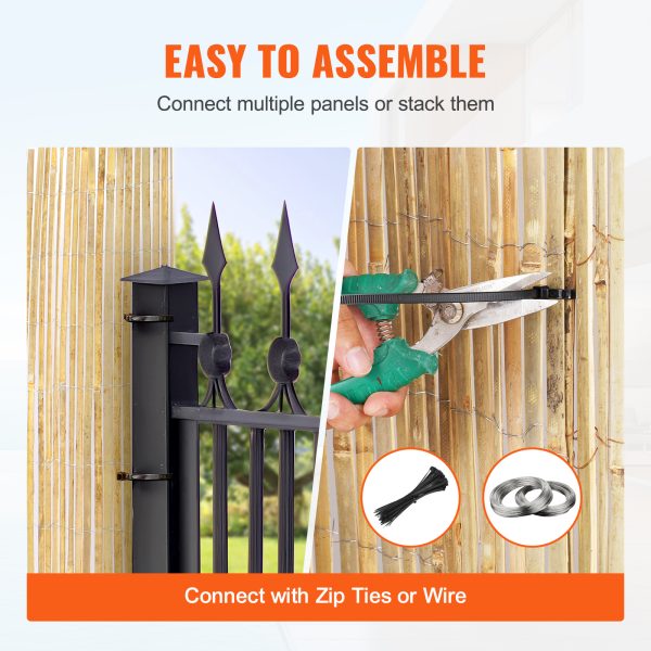 local-goods-image-20237f3a8a-8f1a5875-14be-4014-96f0-0f96bdc2a23a_1600x1600.jpeg.format VEVOR Natural Bamboo Slat Screening Privacy Bamboo Slat Fence 6 ft H x 13/16 ft L