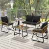 local-goods-image-2029de4b78-fea96977-4fe2-4421-896a-5e5d1a012668_1000x1000.jpeg.format Costoffs 3pcs/4pcs Boho Patio Furniture Sets: Outdoor Wicker Bistro & Conversation Sets with Cushions for Balcony, Porch, Backyard, and Garden, Stylish and Comfortable Outdoor Patio Furniture, Cream/Black