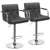 local-goods-image-2029deceb8-2e878432-bbda-403b-9985-4f8d9b544e21_1000x1000.jpeg.format Costoffs 2pcs PU Leather Bar Stools Adjustable Swivel Stools Kitchen Chairs with Large Steel Base, Backrests & Footrest for Dining Room, Kitchen Island, Home Bar Counter, Christmas Gift