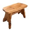 local-goods-image-2066d90666-188ba712-4944-4b82-8bc2-8457eac687eb Handcrafted Natural Edge Cedar Wood Stool Versatile Indoor/Outdoor Garden Bench, Nightstand, End Table, and Plant Stand - L28in x W14in x H17.5in