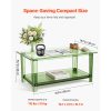 local-goods-image-2066d90d9c-1223fe9b-eda8-4f01-ae98-53c56f6cb2fd_2000x2000.jpeg.format-1 VEVOR Acrylic Coffee Table, 2 Tiers Center Table with Storage Shelf, Modern Rectangle Acrylic Coffee Desk, Ideal for Dining Room, Kitchen Island, Restaurant, Office, 19.7 x 31.5 x 15 in / 19.7 x 31.5 x 15.7 in (Green/Clear)