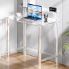 local-goods-image-2066d90d9c-45d920f8-ad99-467c-a58a-ae7393810bae_1600x1600.jpeg.format VEVOR Acrylic Table, 2 Tiers Clear Office Desk with Monitor Stand, Acrylic Study Computer Desk, Modern Side End Table Nightstand for Bedroom, Office, Study, Cloakroom, 19.7 x 31.5 x 34.7 in (Clear)