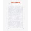 VEVOR Metal Privacy Screen 47" x 76" Outdoor Privacy Screens & Panels White