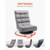 local-goods-image-2079f62283-61d560c3-7848-4d56-8952-2e2e74f0ac65_1500x1500.jpeg.format VEVOR Swivel Floor Gaming Chair, 360-Degree Rotating Floor Chair with 4 Adjustable Position Folding Backrest and Lumbar Support, Folding Video Reclining Sofa for Watching TV Reading Playing Game, Gray No armrests/with handrails