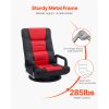 local-goods-image-2079f62283-a2df7965-2355-42e6-958e-4532ca11839b_1500x1500.jpeg.format VEVOR Swivel Floor Gaming Chair, 360-Degree Rotating Floor Chair with 4 Adjustable Position Folding Backrest and Lumbar Support, Folding Video Reclining Sofa for Watching TV Reading Playing Game, Gray No armrests/with handrails