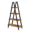 local-goods-image-2079f62f21-6faef208-ef72-4bbe-9966-8f5e965c8eaa_1600x1600.jpeg.format 4-Tier Industrial Bookshelf with Metal Frame, Shelving, Flower Stand, Triangular Shape, Home Office and Living Room