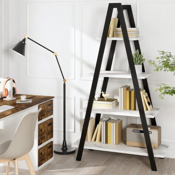 local-goods-image-2079f62f21-d76d7e41-0ffa-45a1-b4a1-9f1da1d0b72c_1500x1500.jpeg.format 4-Tier Industrial Bookshelf with Metal Frame, Shelving, Flower Stand, Triangular Shape, Home Office and Living Room
