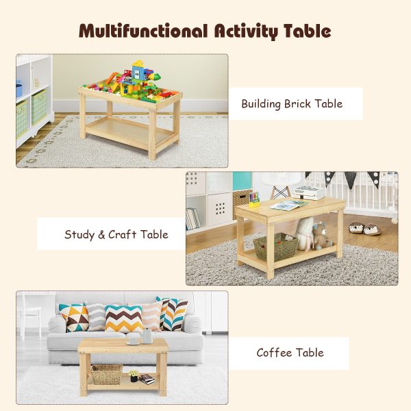 local-goods-image-2079f631ba-aa0c16bf-e6f6-4716-9683-5a1605563fde COSTWAY Solid Wood Kids Activity Play Table Block Table Multifunction W/Storage Patented