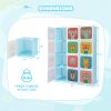 local-goods-image-2079f64092-b46afbe2-c0fc-4460-9e0f-bfd2d260e8db COSYWAY 12-Cube Kids Wardrobe Baby Dresser Bedroom Armoire Clothes Hanging Closet w/Door