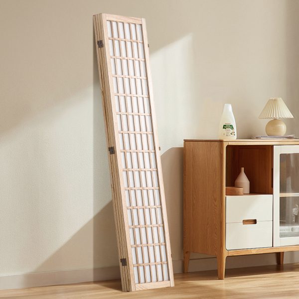 local-goods-image-2079f64092-dba2e8bb-6ce4-476b-9295-81aedde319aa_1600x1600.jpeg.format VEVOR Room Divider, 4 Panel / 6 Panel Japanese Room Divider, Folding Privacy Screen Indoor, Portable Partition Dividers and Decoration Screens, for Room Separation, Home, Office, Restaurant & Bedroom (Natural / Black)