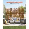 local-goods-image-2079f65b4a-fc0eb6b9-43bc-4ded-9c65-50fab7f522d8_1500x1500.jpeg.format Metal Privacy Screen 36" x 72"/46" x 76" Outdoor Privacy Screens & Panels for Patio Brown