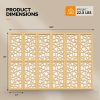 local-goods-image-20a3d4c00b-01cd0fc5-3e0f-44b8-ae15-95fdb560b560_1600x1600.jpeg.format VINGLI 70'' H Room Divider, Non-woven Fabric Privacy Screen, Indoor Partition Wall Dividers, Freestanding Hinged Space Separator with Modern Unique Pattern