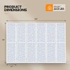 local-goods-image-20a3d4c00b-2aa2a8a4-a025-4179-ad46-eb5170b76ed0_1600x1600.jpeg.format VINGLI 70'' H Room Divider, Non-woven Fabric Privacy Screen, Indoor Partition Wall Dividers, Freestanding Hinged Space Separator with Modern Unique Pattern