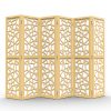 local-goods-image-20a3d4c00b-316b5c66-80be-46fd-bdd3-1eaeb39e05c9_1600x1600.jpeg.format VINGLI 70'' H Room Divider, Non-woven Fabric Privacy Screen, Indoor Partition Wall Dividers, Freestanding Hinged Space Separator with Modern Unique Pattern
