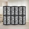 local-goods-image-20a3d4c00b-3444183e-7bd5-429d-a0c8-4f0716897d2c_1600x1600.jpeg.format VINGLI 70'' H Room Divider, Non-woven Fabric Privacy Screen, Indoor Partition Wall Dividers, Freestanding Hinged Space Separator with Modern Unique Pattern