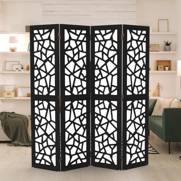 local-goods-image-20a3d4c00b-34604f2a-3abb-4007-a048-2414bcefb172_1600x1600.jpeg.format VINGLI 70'' H Room Divider, Non-woven Fabric Privacy Screen, Indoor Partition Wall Dividers, Freestanding Hinged Space Separator with Modern Unique Pattern