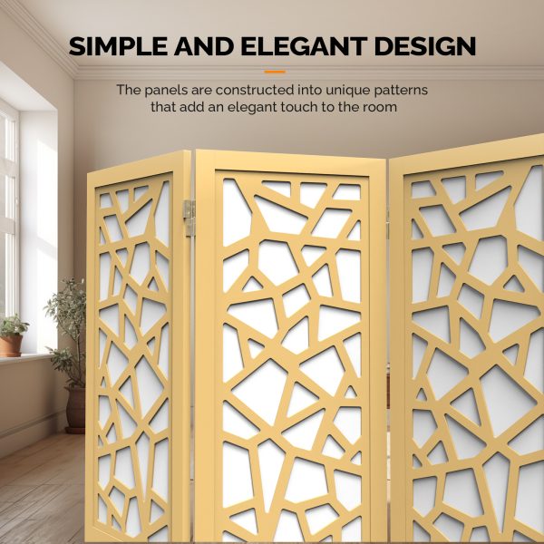 local-goods-image-20a3d4c00b-3d4e2165-dc6b-4795-8ce2-c9f8fd14da23_1600x1600.jpeg.format VINGLI 70'' H Room Divider, Non-woven Fabric Privacy Screen, Indoor Partition Wall Dividers, Freestanding Hinged Space Separator with Modern Unique Pattern