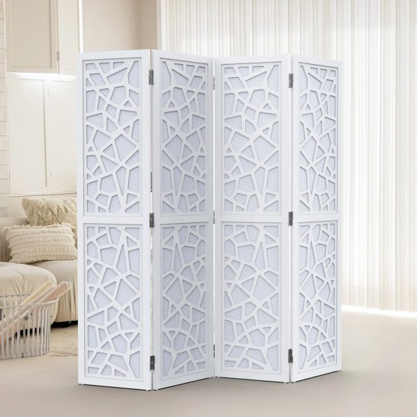 local-goods-image-20a3d4c00b-423d3799-349f-4a24-97d6-861fe671f028_1600x1600.jpeg.format VINGLI 70'' H Room Divider, Non-woven Fabric Privacy Screen, Indoor Partition Wall Dividers, Freestanding Hinged Space Separator with Modern Unique Pattern