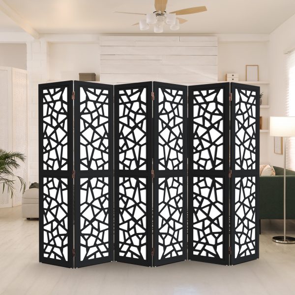 local-goods-image-20a3d4c00b-5beba810-e55e-40c2-8a7d-c260c79b29f0_1600x1600.jpeg.format VINGLI 70'' H Room Divider, Non-woven Fabric Privacy Screen, Indoor Partition Wall Dividers, Freestanding Hinged Space Separator with Modern Unique Pattern