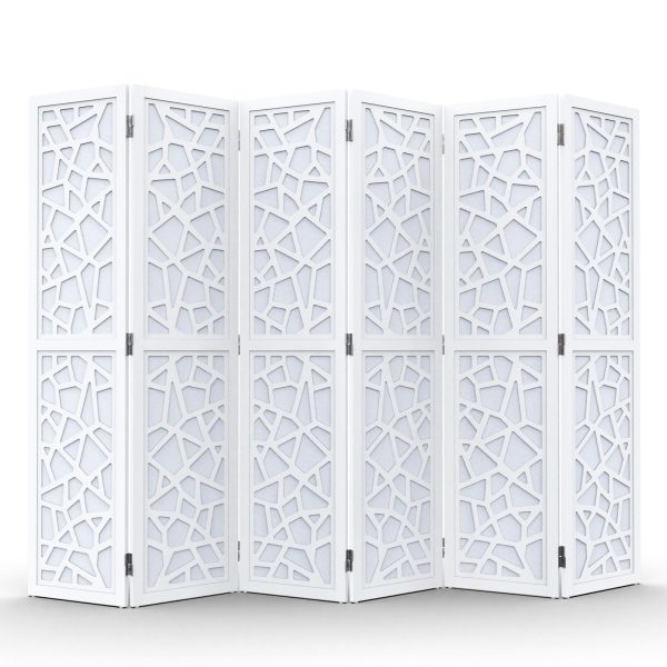 local-goods-image-20a3d4c00b-66e53eb9-3969-41fe-a248-55dc2c00e374_1600x1600.jpeg.format VINGLI 70'' H Room Divider, Non-woven Fabric Privacy Screen, Indoor Partition Wall Dividers, Freestanding Hinged Space Separator with Modern Unique Pattern
