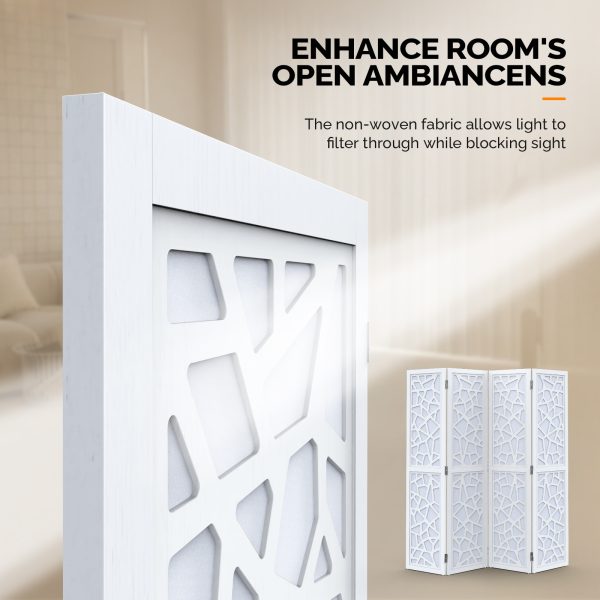 local-goods-image-20a3d4c00b-7f55133e-2789-4aab-bb2e-9609c0a801b4_1600x1600.jpeg.format VINGLI 70'' H Room Divider, Non-woven Fabric Privacy Screen, Indoor Partition Wall Dividers, Freestanding Hinged Space Separator with Modern Unique Pattern