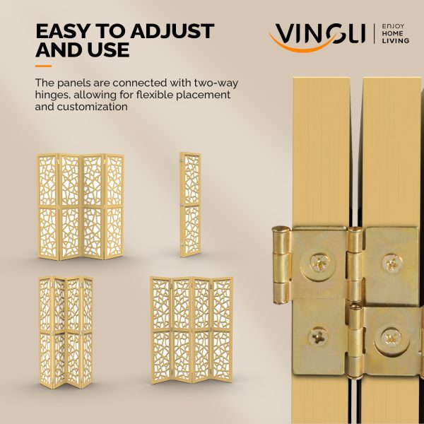 local-goods-image-20a3d4c00b-884de22e-21b7-4e83-a358-0f1fb0545875_1600x1600.jpeg.format VINGLI 70'' H Room Divider, Non-woven Fabric Privacy Screen, Indoor Partition Wall Dividers, Freestanding Hinged Space Separator with Modern Unique Pattern