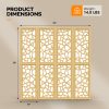 local-goods-image-20a3d4c00b-8cd89901-dbdf-43a8-b460-388c26ac0685_1600x1600.jpeg.format VINGLI 70'' H Room Divider, Non-woven Fabric Privacy Screen, Indoor Partition Wall Dividers, Freestanding Hinged Space Separator with Modern Unique Pattern