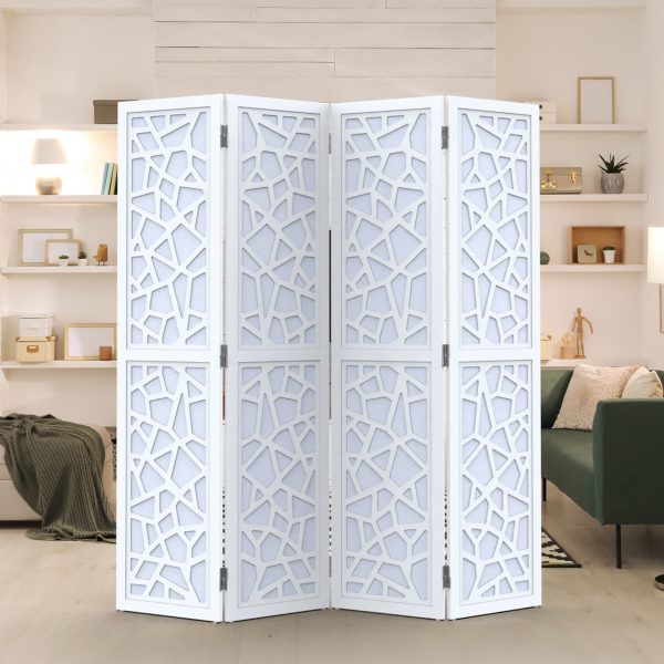 local-goods-image-20a3d4c00b-ff4f2233-5bed-445e-82c3-9a16bf7803d7_1600x1600.jpeg.format VINGLI 70'' H Room Divider, Non-woven Fabric Privacy Screen, Indoor Partition Wall Dividers, Freestanding Hinged Space Separator with Modern Unique Pattern