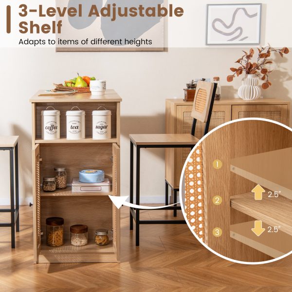 local-goods-image-20add7001e-f06ef18f-136b-4d96-bf92-bff3d27bf98f 3-Piece Bar Table and Chairs Set, Counter Height Kitchen Table with 2 Bar Stools & Storage Shelves, Breakfast Table Set with Backrests & Footrests, Rectangular High Top Pub Table with Chairs for 2
