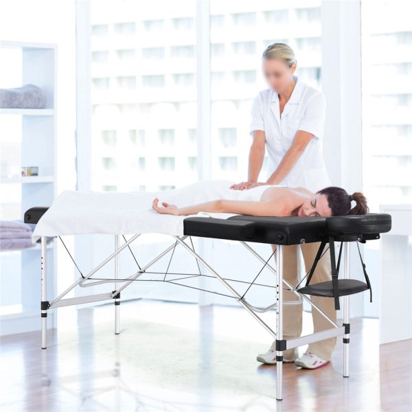 local-goods-image-20add702fa-3d73d647-f1c5-4e1d-8447-17ab0b2064cc_1000x1000.jpeg.format Costoffs 24/28 inch Portable Massage Table, Foldable Design, Aluminum Alloy, Adjustable Height, Multi-functional Spa Bed with Face Cradle, Armrests, Hand Pallet for Eyelash Extensions, Tattoo & Spa Use, Black/Pink