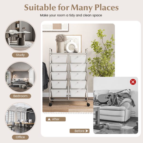 local-goods-image-20ef5f37f8-58df32b9-fa6b-4a78-9376-1861128c5151 COSTWAY Stylish and Functional Organizer Cart, Metal Frame, Spacious Storage, Easy Mobility, Versatile Design, Simple Assembly