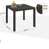 local-goods-image-21137b226c8-f90fb159-0692-40de-9667-04f24c9f0e36_1024x1024.jpeg.format 1pc Patio Dining Table, Patio Furniture HDPS All-Weather Material Outdoor Dining Coffee Table with Umbrella Hole