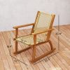 local-goods-image-21140d60690-1bf77c81-32b1-44dd-9d86-382a6ee712de Outsunny Outdoor Rocking Chair Set of 2, Acacia Wood Outdoor Rockers with Armrests, Rattan Wicker Back and Seat, Patio Wooden Rocking Chair Set for Garden, Balcony, Porch, Khaki