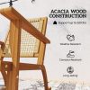 local-goods-image-21140d60690-600b9099-c25c-43dd-9e1b-6a18db1fdbb9 Outsunny Outdoor Rocking Chair Set of 2, Acacia Wood Outdoor Rockers with Armrests, Rattan Wicker Back and Seat, Patio Wooden Rocking Chair Set for Garden, Balcony, Porch, Khaki