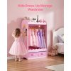 local-goods-image-21140d62aa8-834b9f0c-75f6-4827-92db-ca32045e470f_2000x2000.jpeg.format VEVOR Kids Dress Up Storage, with Mirror, Toddler Costume Wardrobe with Drawer, Dress Up Wardrobe Closet for Little Girls, Pretend Storage Dresser, Costume Organizer, for Bedroom, Kids Room, Pink