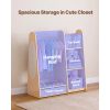 local-goods-image-21140d62aa8-bdc49fbf-70bf-4a8f-8e9b-aaabf3c735f3_2000x2000.jpeg.format VEVOR Kids Dress Up Storage, with Mirror, Dress Up Closet, Toddler Wardrobe Closet for Little Girls, Armoire with Shelves & Bottom Tray, Costume Organizer, Toddler Room Furniture, for Bedroom, Natural