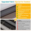 local-goods-image-21140d63a68-06b2e18d-0a14-45f2-8222-c38ced565f52 10'W X 8'H Outdoor Roller Shade, 95% UV Protection 420GSM New Material Sun Shades, Cordless Aluminum Outdoor Blinds with Crank Handle, Privacy Protection Patio Shade for Outdoor Patio