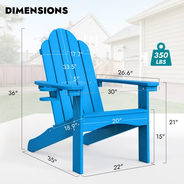 local-goods-image-21140d63c60-ecddd00e-2d1b-4321-940d-548d1cc0cbf3_2000x2000.jpeg.format Outdoor Patio Chair, Weather Resistant Adirondack Chairs with Cup Holder, 300lbs Modern Adirondack Chair, HDPS Adirondack Chairs for Patio, Garden