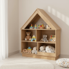 local-goods-image-21140d6a368-becd9285-b223-4181-ad72-9a812cd4a284 COSTWAY Wooden Kids Dollhouse Bookshelf, Toy Storage Organizer with 5 Compartments & Anti-Tip Kits, 3-Tier Open Display Shelf for Toddlers, House-Shaped Book Organizer for Nursery, Playroom, Living Room