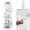 local-goods-image-211a2a4303e-57a8eb90-34e1-4f7b-9a2c-cba77546fed1_2000x2000.jpeg.format 5-Tier Corner Shelf, Modern Wall Corner Bookshelf, Stylish Bookcase Storage Rack for Small Space, Living Room, Bedroom, Home Office