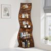 local-goods-image-211a2a4303e-86b8b6bf-62f7-4de4-a5e7-7b0b890b1c72_2000x2000.jpeg.format 5-Tier Corner Shelf, Modern Wall Corner Bookshelf, Stylish Bookcase Storage Rack for Small Space, Living Room, Bedroom, Home Office