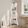 local-goods-image-211a2a4303e-ab866ea5-0b2d-4158-98b5-f505bf3aa9cf_2000x2000.jpeg.format 5-Tier Corner Shelf, Modern Wall Corner Bookshelf, Stylish Bookcase Storage Rack for Small Space, Living Room, Bedroom, Home Office
