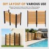 38" W x 60" H Air Conditioner Fence, Ideal Outdoor Privacy Wall, No-Dig Wood Privacy Screen, Pool Equipment Enclosure, Trash Can Enclosures, Privacy Fence Panels for Outside