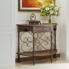 local-goods-image-211a2a49ed4-7c07f920-874c-4b01-bce5-bf31fb8caefc_2000x2000.jpeg.format 40" Retro Curved Half Moon Console Table with Drawer Storage & Open Shelf, Half Moon Console Table for Entryway, Circle Sofa Table with Geometric Base, Wood Accent Table for Living Room, Hallway, Foyer, Entrance