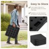 local-goods-image-211a2a4a1cc-4d9279d3-a593-45da-8d91-2b20b720cbec COSTWAY 4-Piece Offset Patio Umbrella Base, 220 lbs Fillable Square Outdoor Plastic Stand with 4 Locking Pins & Easy-Fill Spouts, Heavy-Duty Cantilever Umbrella Base Plate Set