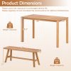 local-goods-image-211a2a4a1cc-697f8d07-d58f-4905-9846-5fccded70a49 COSTWAY 3PCS Acacia Wood Patio Dining Set w/Slatted Seats for Deck, Lawn and Backyard